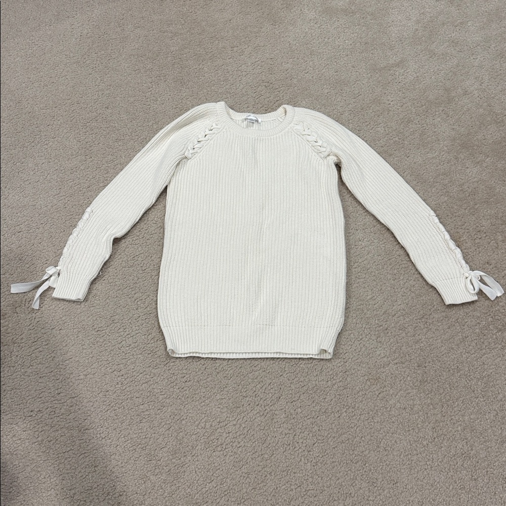 Motherhood Cream Knit Maternity Sweater